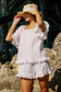 Roma Ruffled Hem Polka Dot Shorts