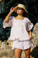 Roma Ruffled Hem Polka Dot Shorts