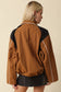 Eloise Contrast Panel Zip-Up Jacket
