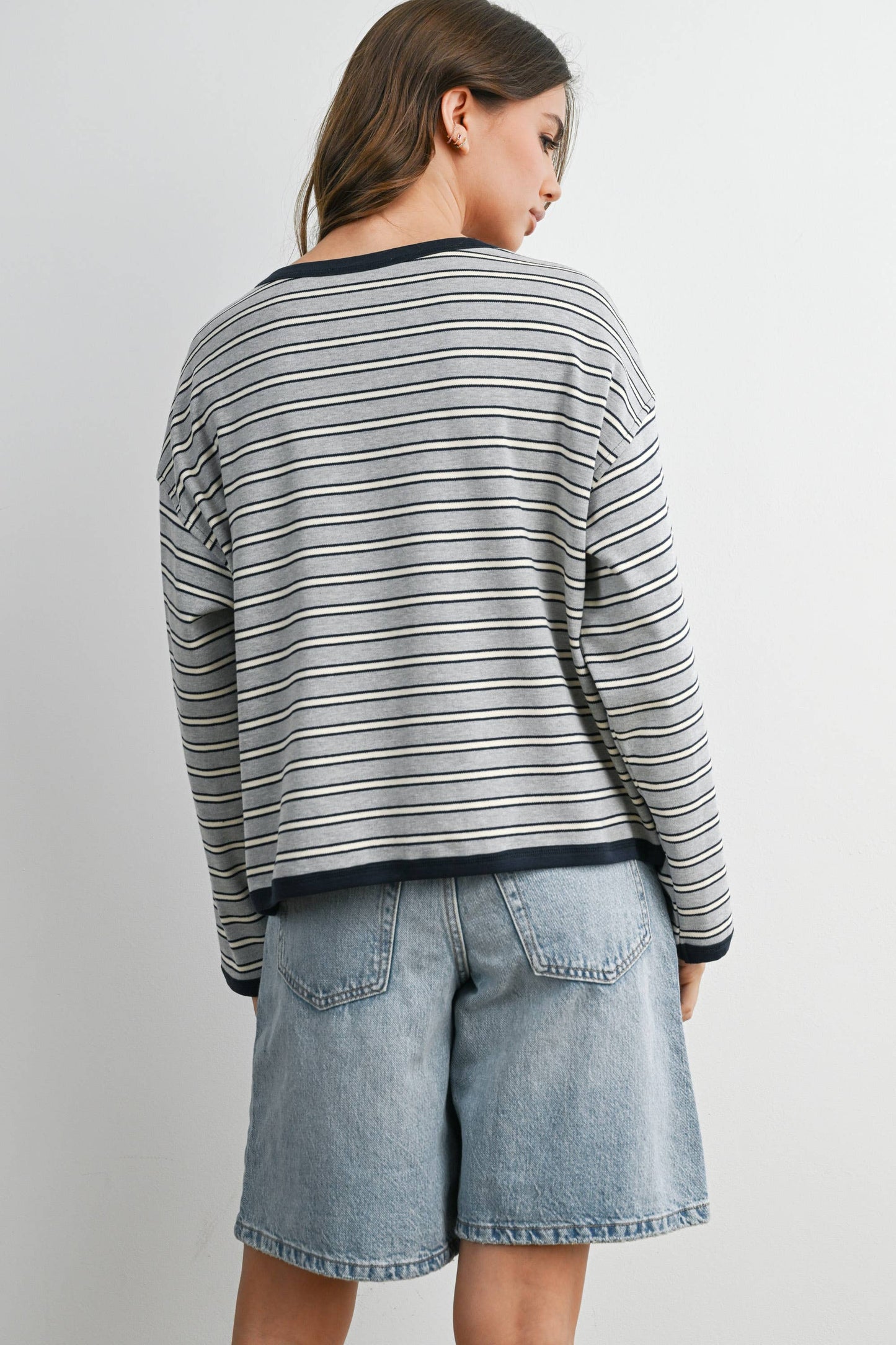 Rein Loose Fit Long Sleeve Top