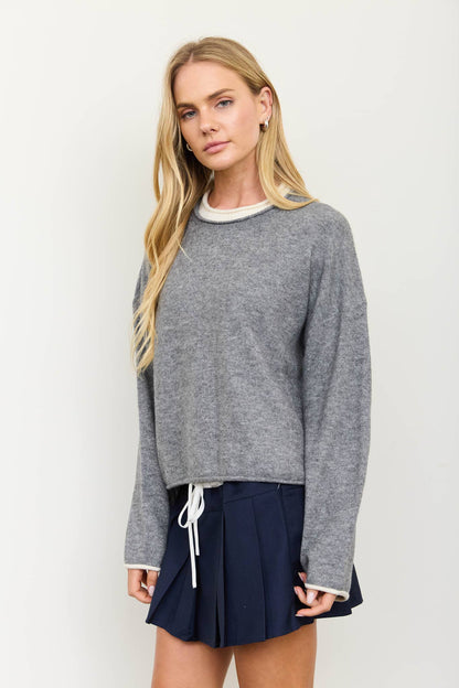 Elise Contrast Pullover