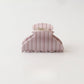 Beau Striped Pattern Claw Clip
