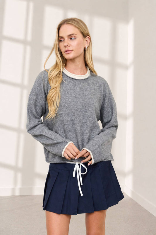 Elise Contrast Pullover