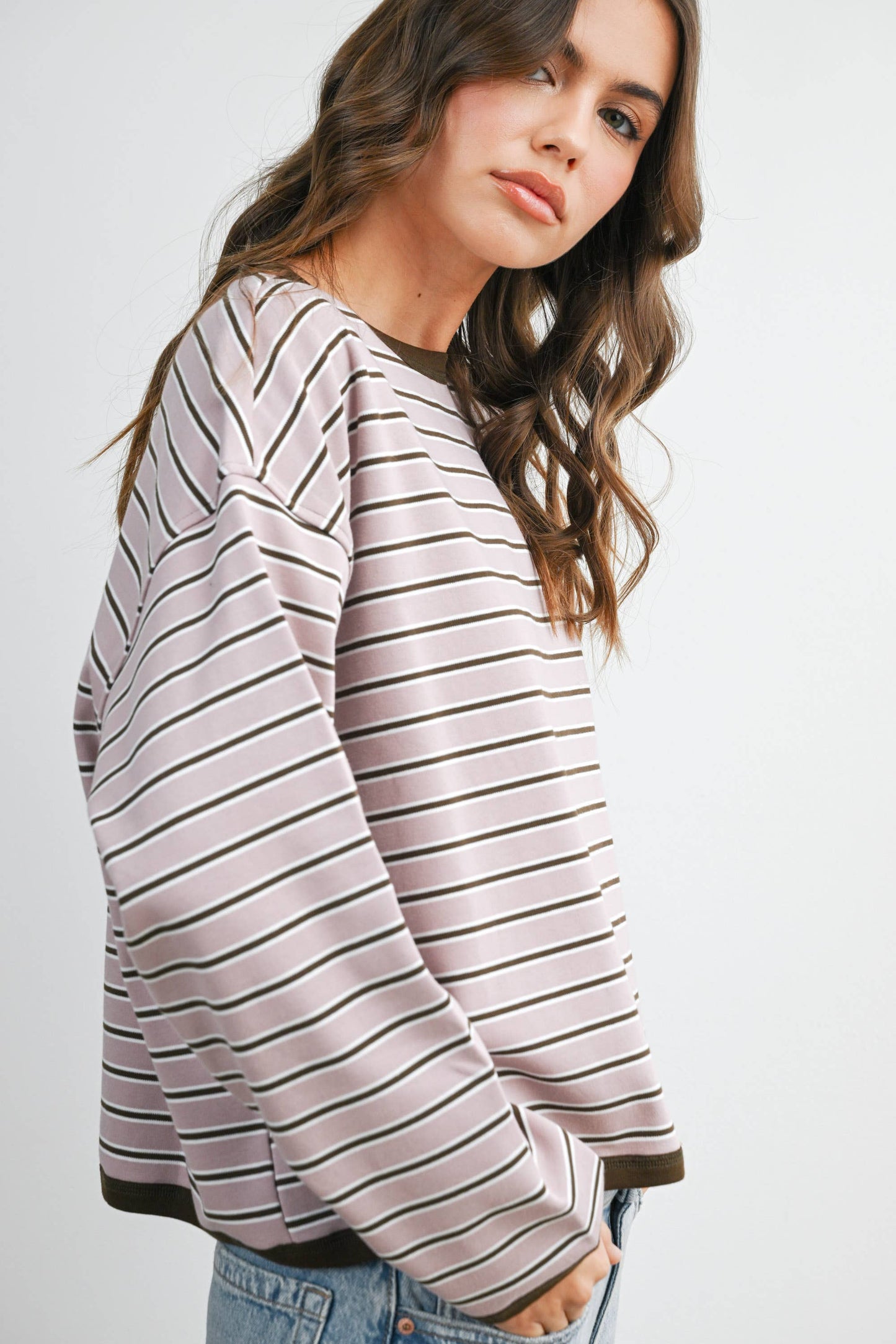 Rein Loose Fit Long Sleeve Top