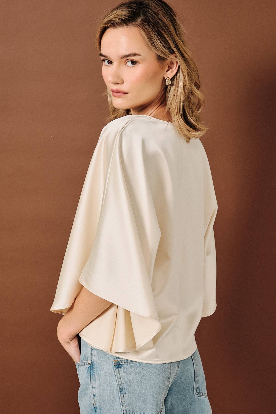 The Celine Satin Top