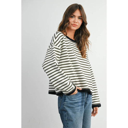 Rein Loose Fit Long Sleeve Top