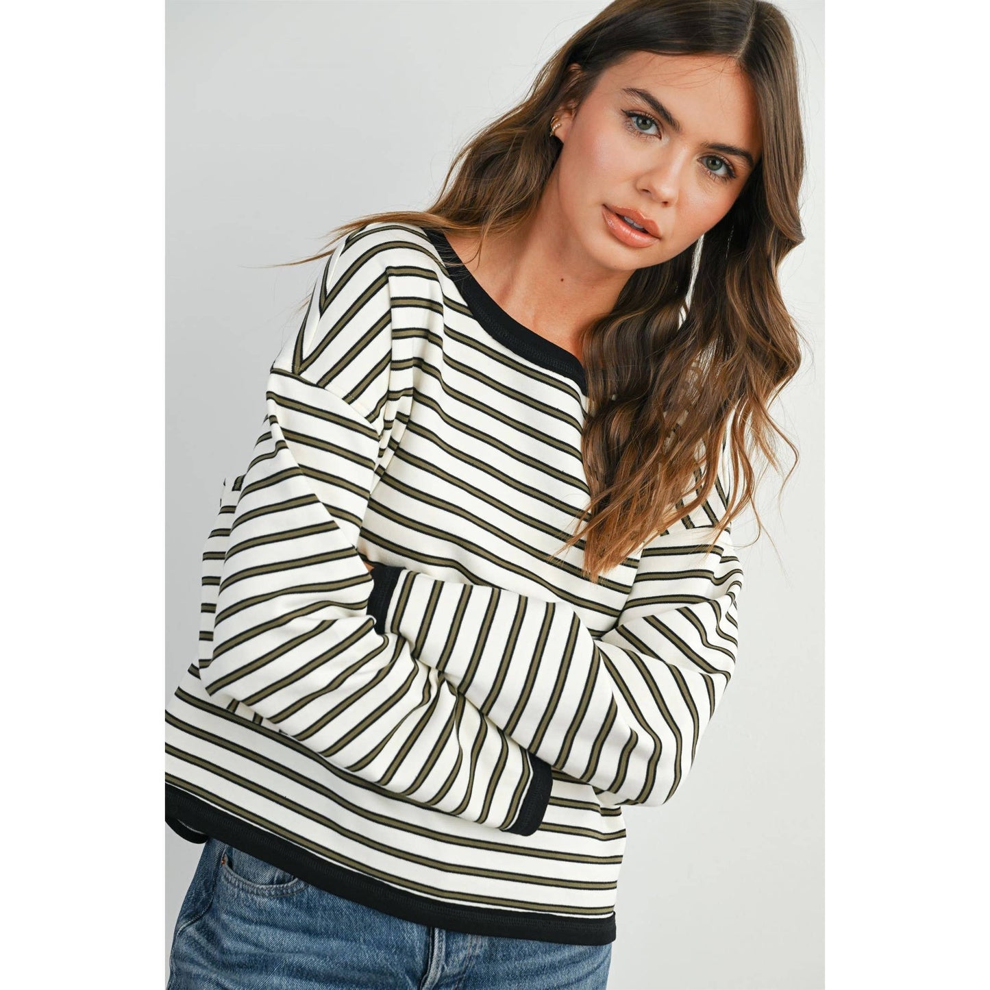 Rein Loose Fit Long Sleeve Top