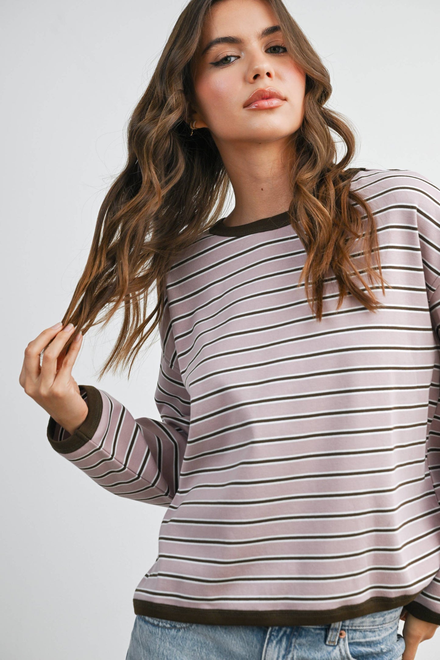 Rein Loose Fit Long Sleeve Top