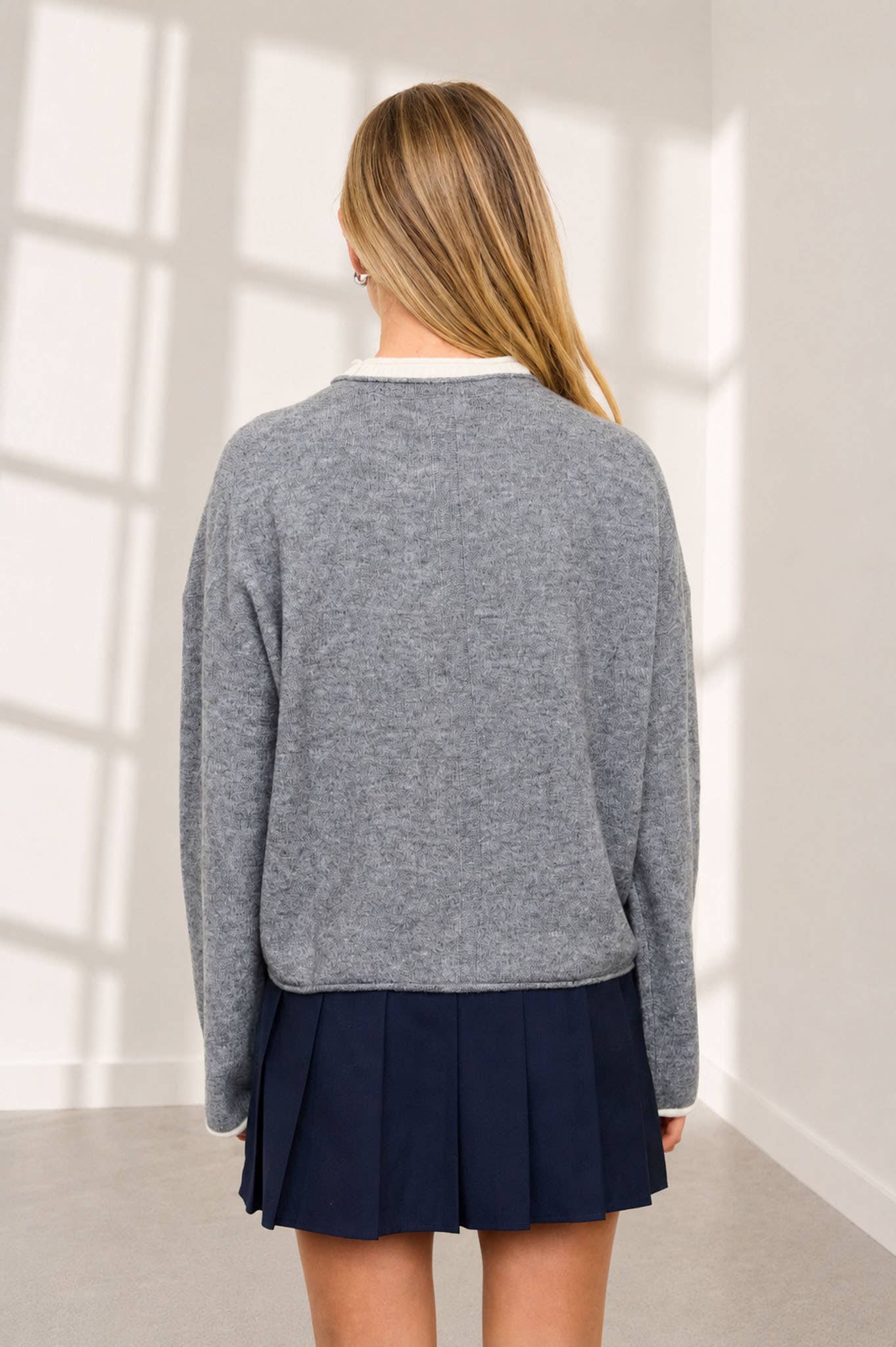 Elise Contrast Pullover