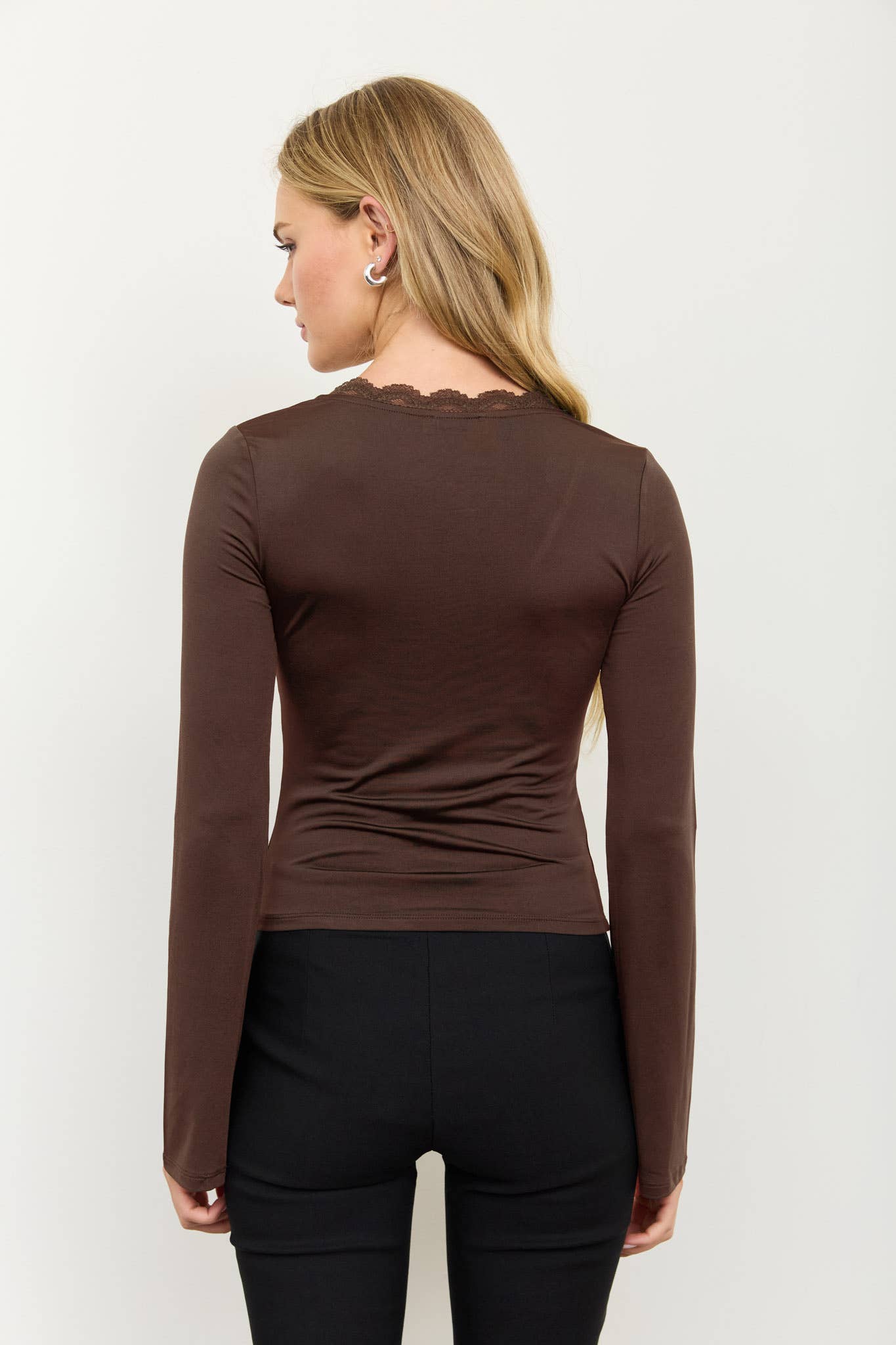 Juliette Lace Trim Top