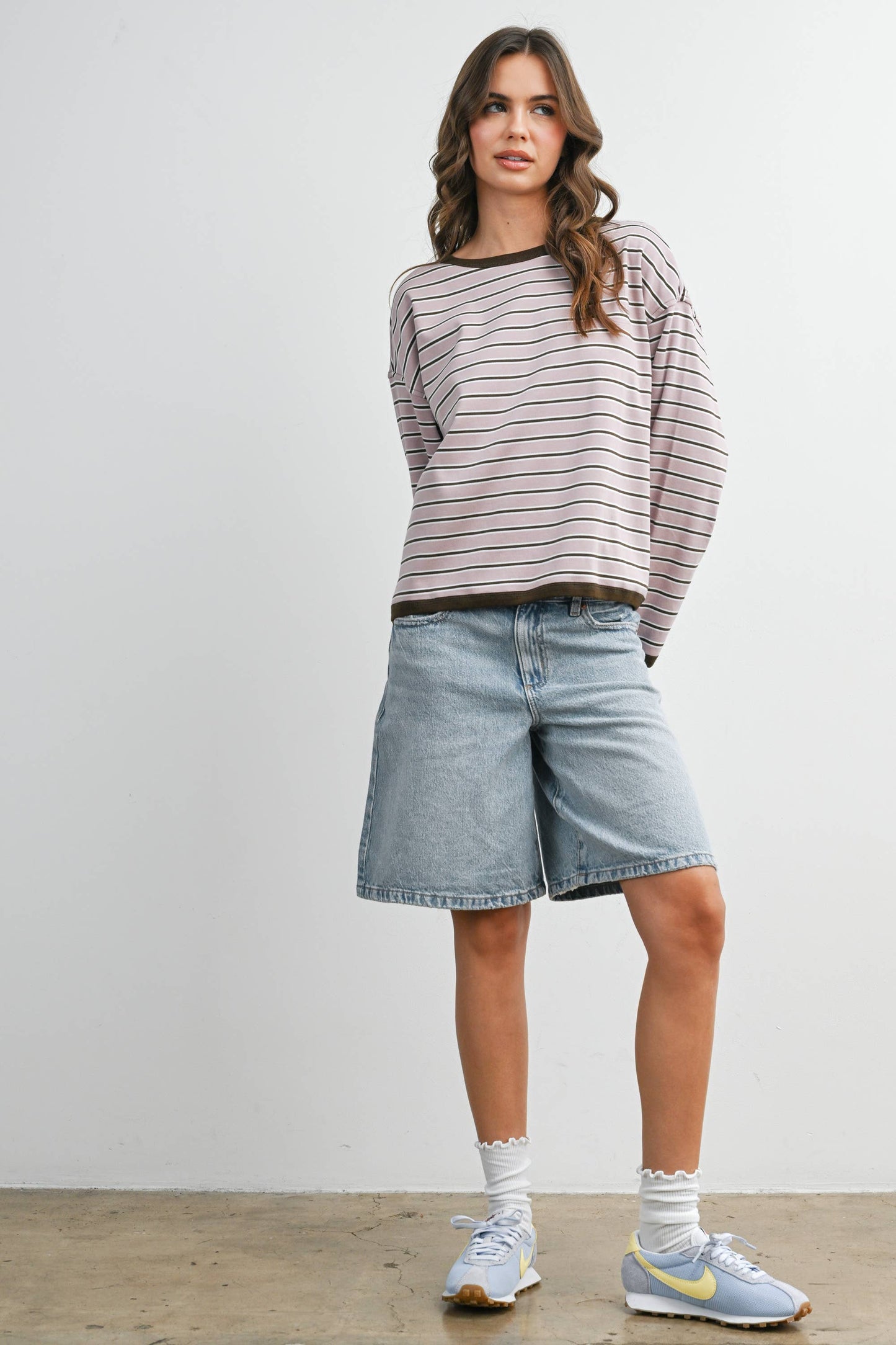 Rein Loose Fit Long Sleeve Top