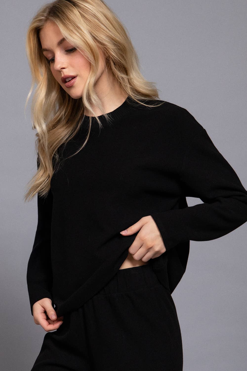 Ava Soft Knit Sweater Top