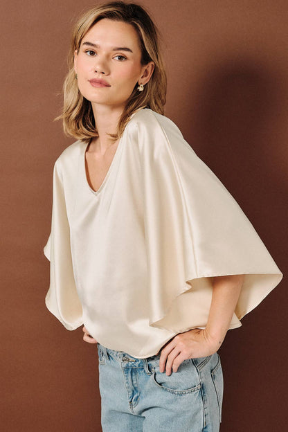 The Celine Satin Top