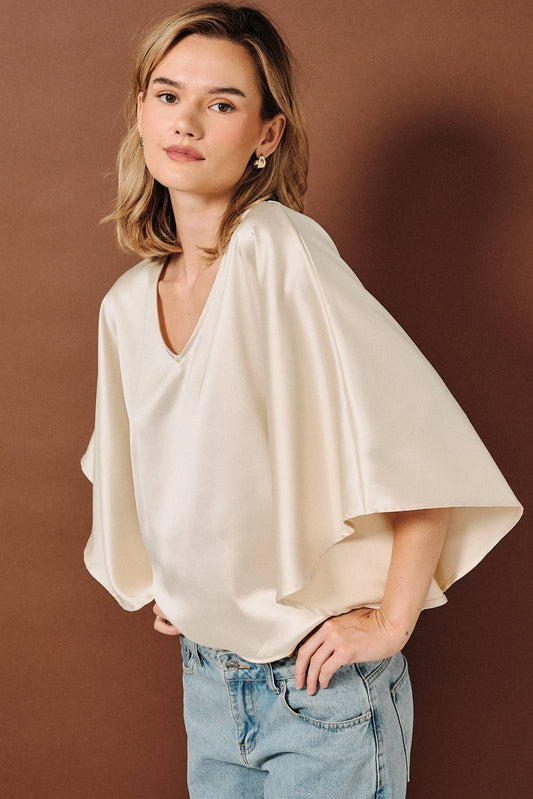 The Celine Satin Top