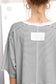 Striped Drop Shoulder Short Sleeve Top
