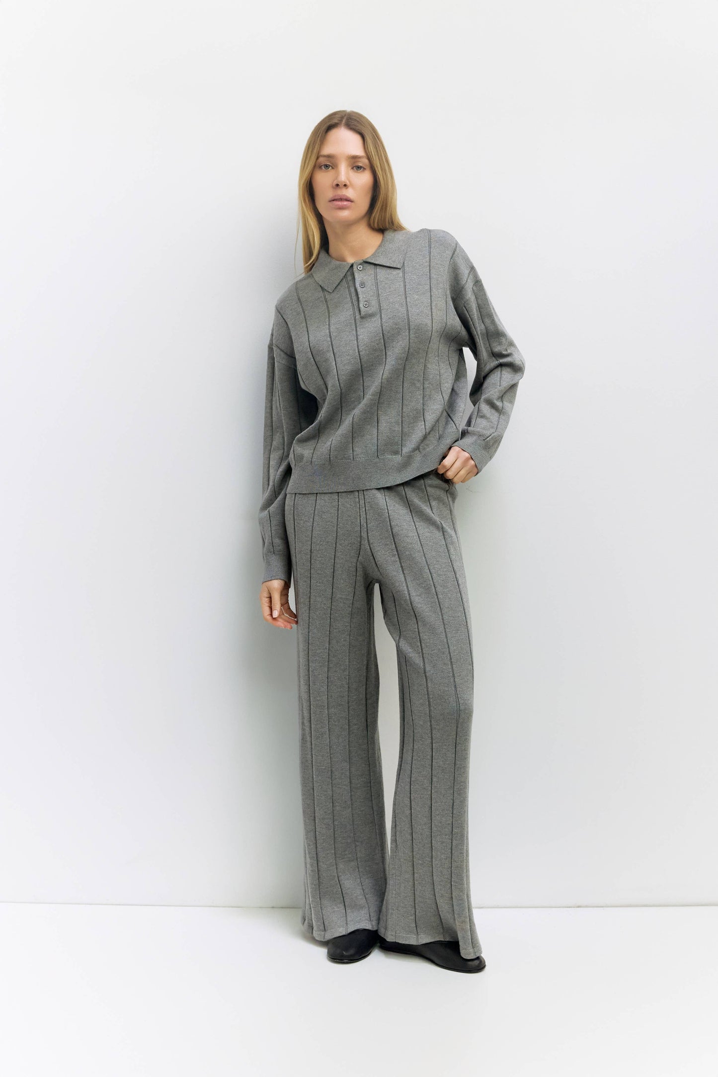 The Lennon Pants | Wide Rib Lounge Pants