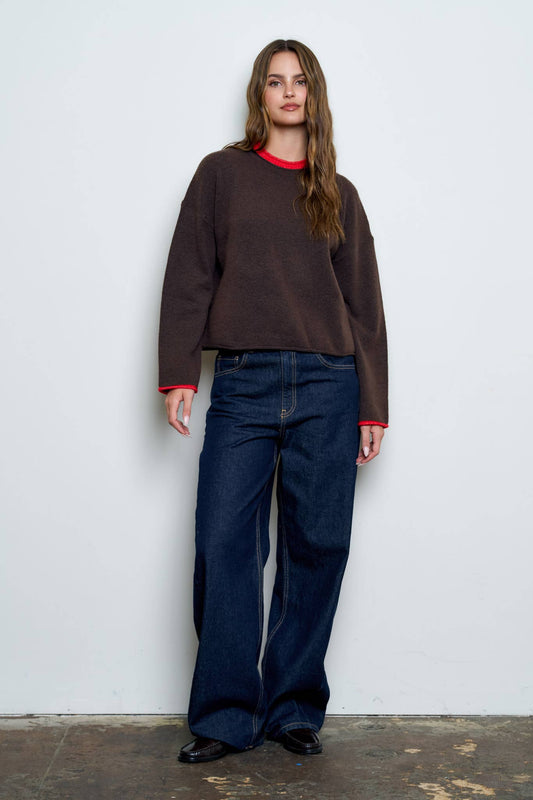 Elise Contrast Pullover