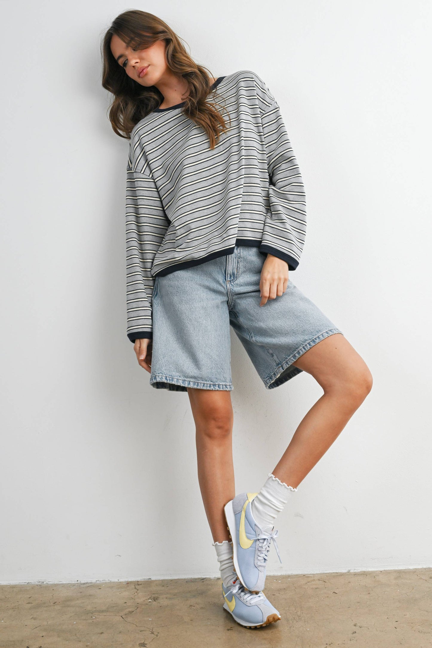 Rein Loose Fit Long Sleeve Top