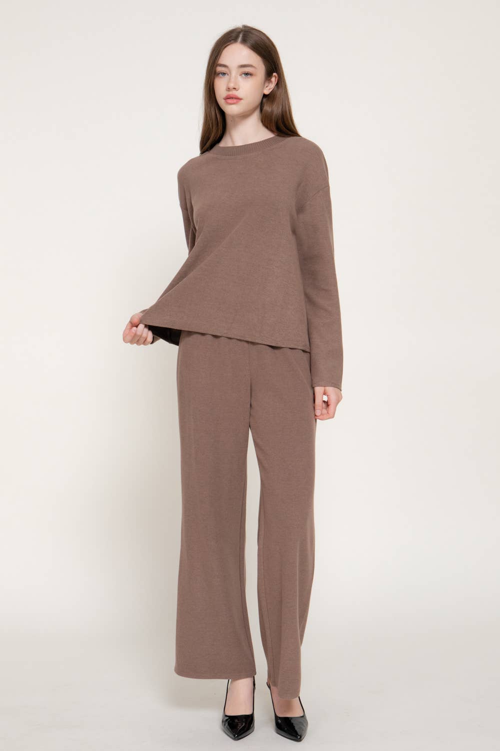 Ava Soft Knit Sweater Top