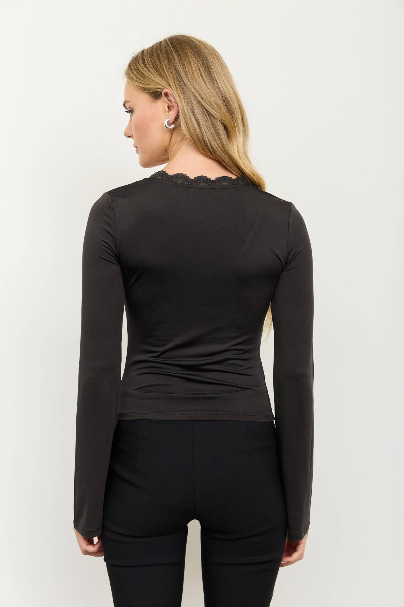 Juliette Lace Trim Top