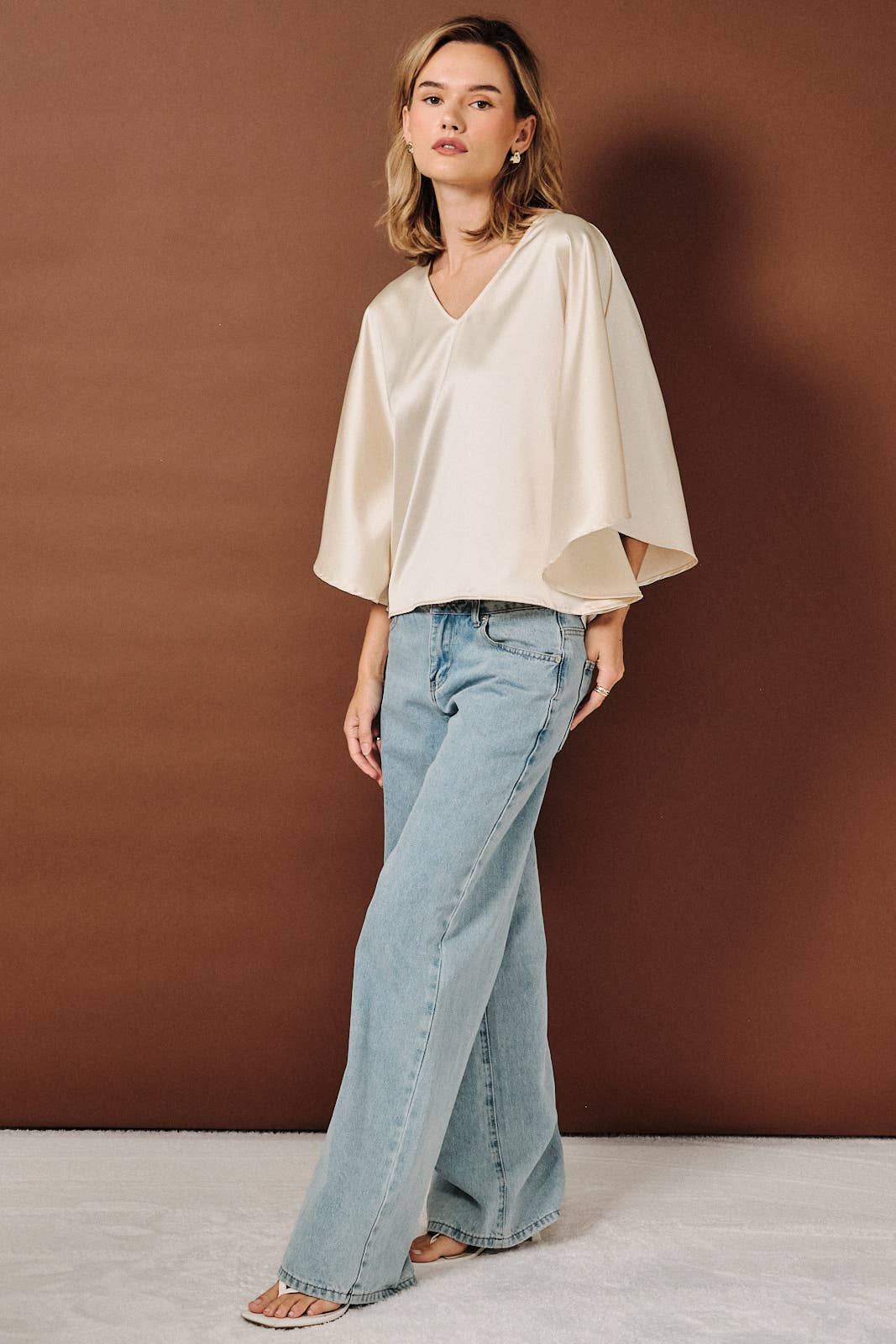 The Celine Satin Top