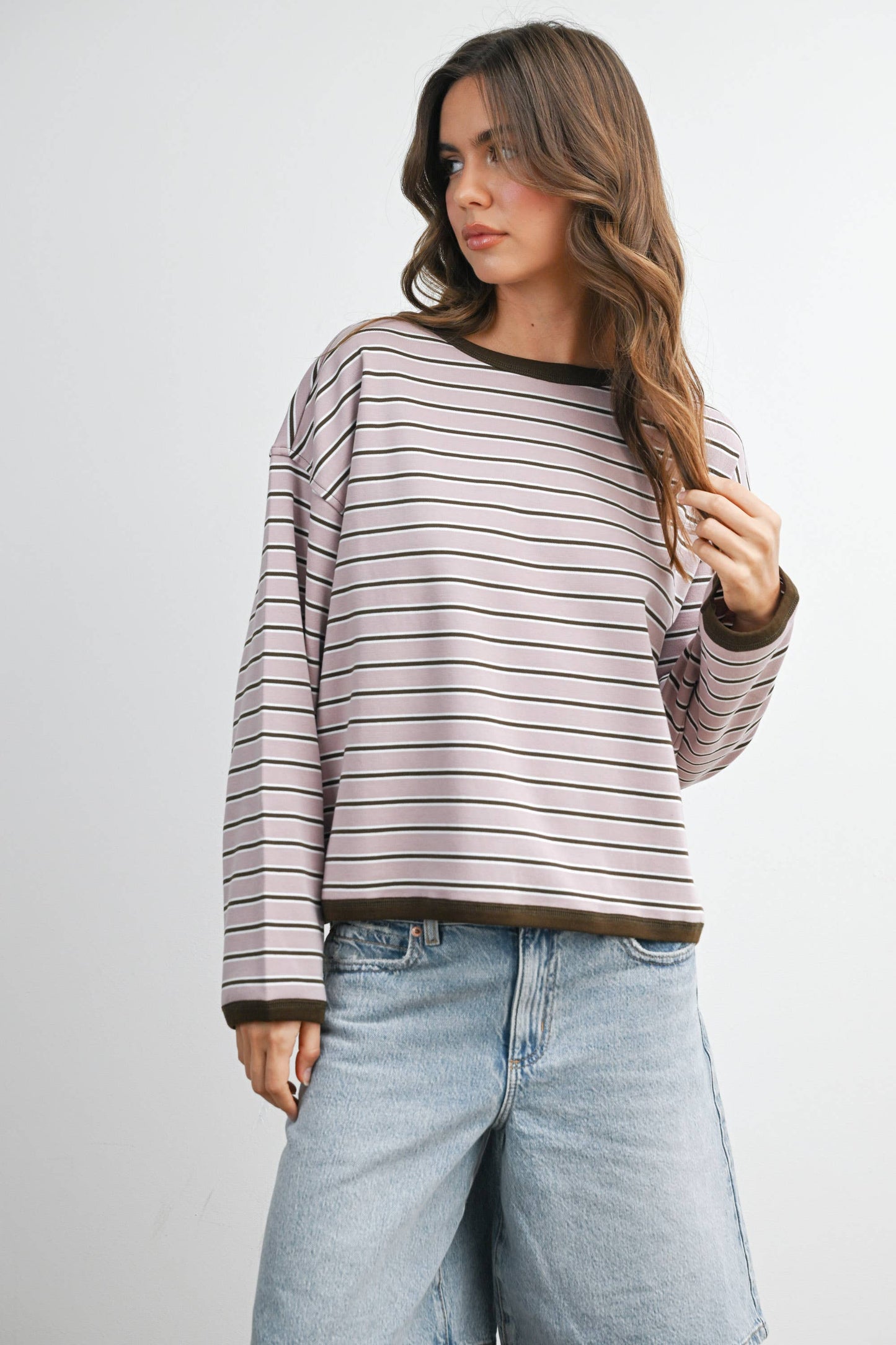 Rein Loose Fit Long Sleeve Top