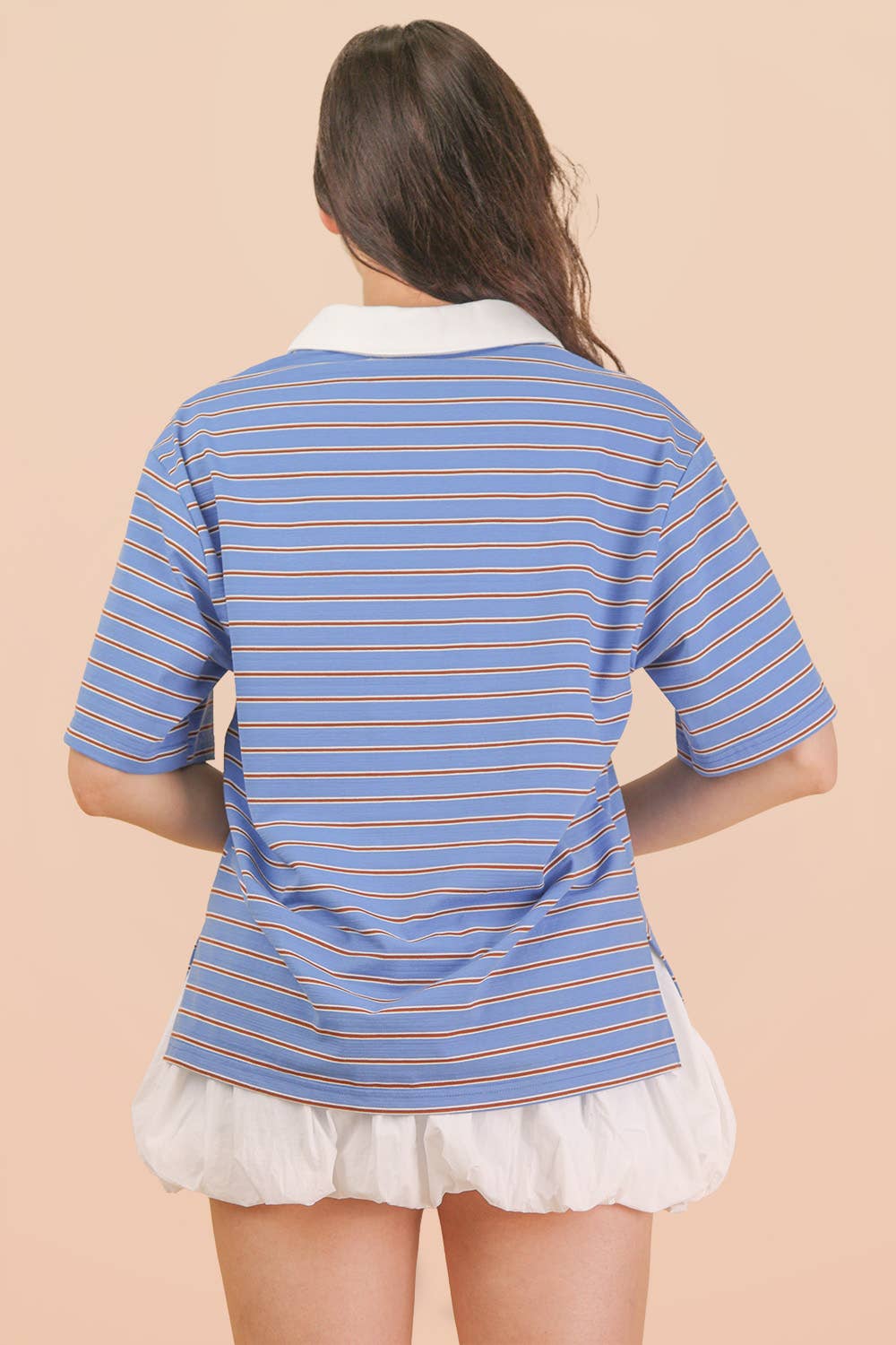 Oversized Stripe Knit Top