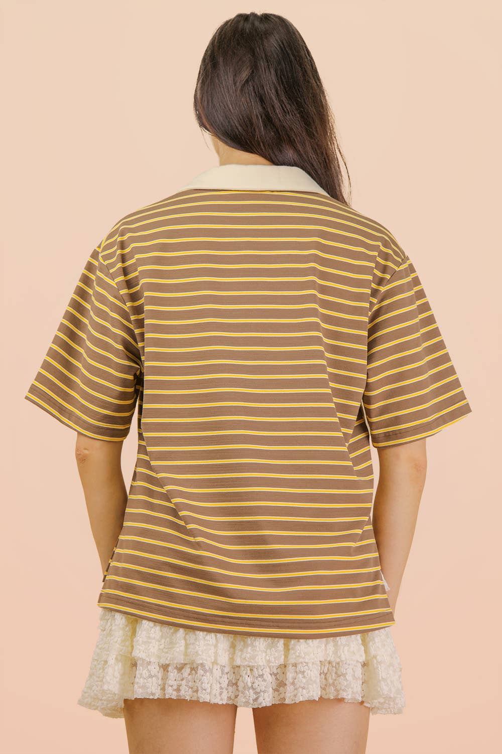Oversized Stripe Knit Top