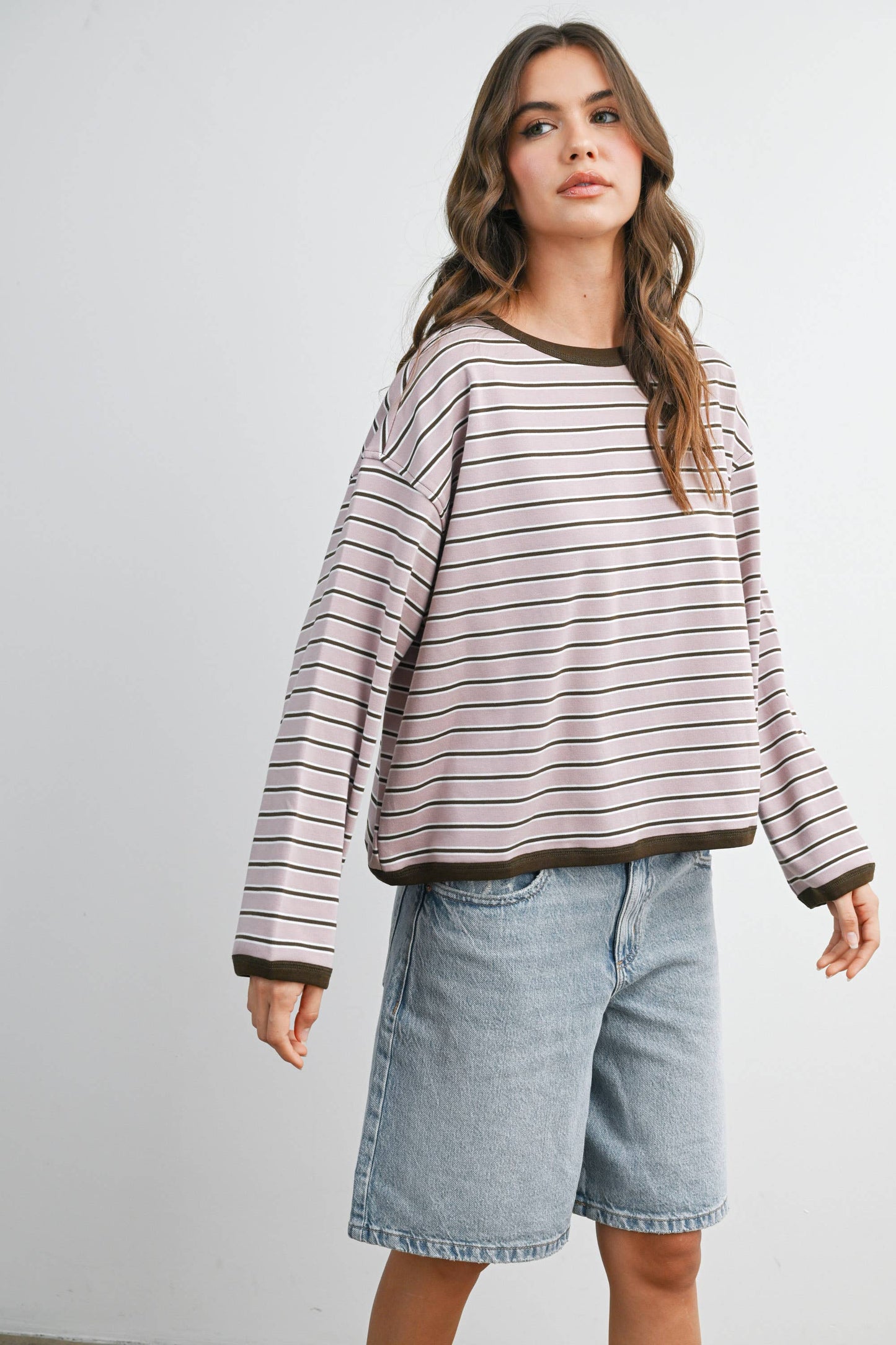 Rein Loose Fit Long Sleeve Top