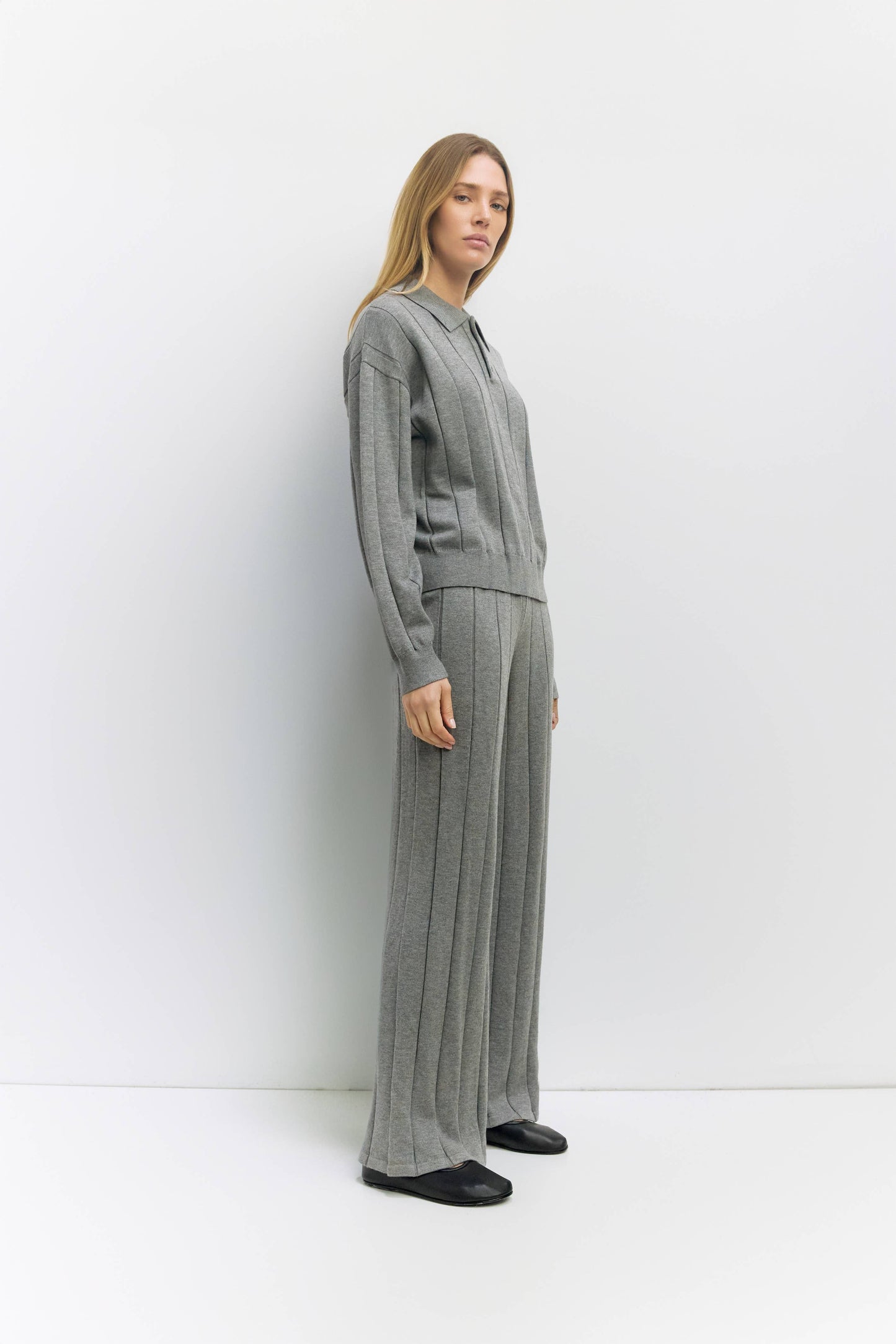 The Lennon Pants | Wide Rib Lounge Pants